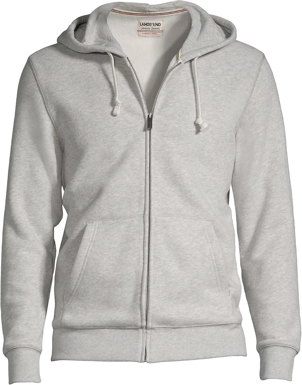 Lands' End Men's Serious Sweats Full Zip Hoodie
