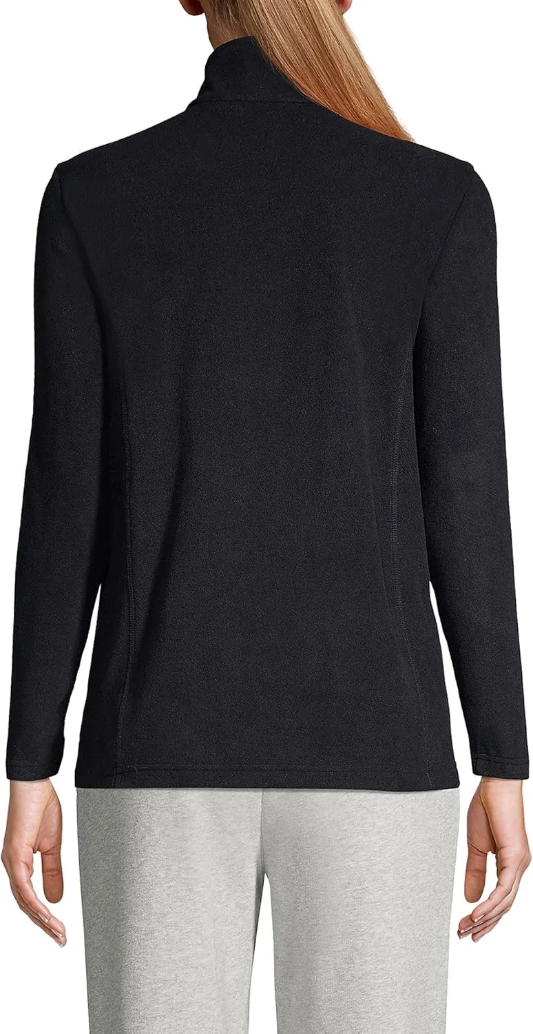 Lands' End Women's Anyweather Fleece Quarter Zip Pullover