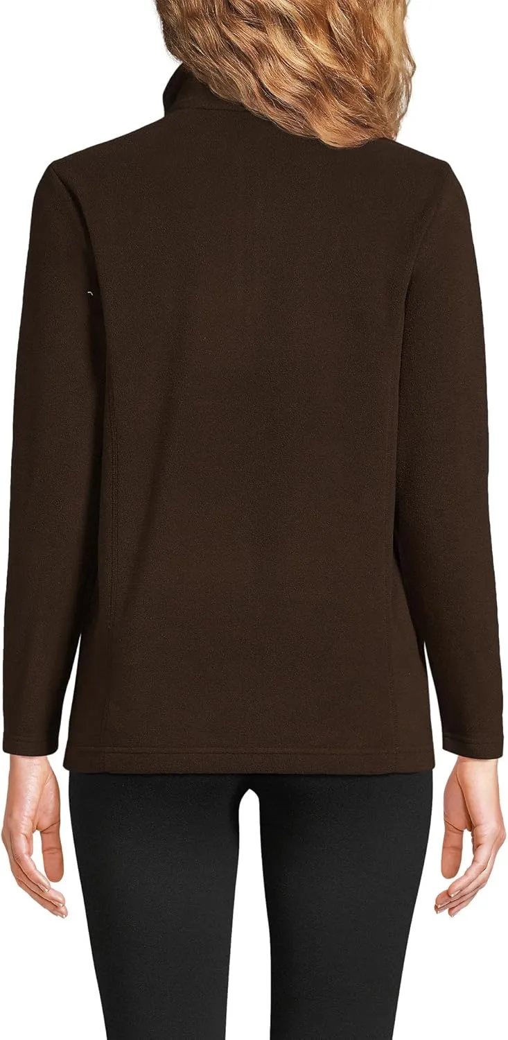 Lands' End Women's Anyweather Fleece Quarter Zip Pullover