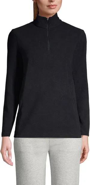 Lands' End Women's Anyweather Fleece Quarter Zip Pullover