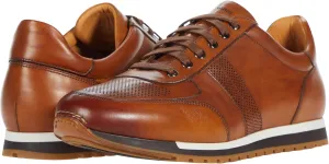 Magnanni Lizandro - Sneakers for Men - Breathable Leather Lining - Rubber Outsole - Leather-Covered Footbed Cuero 14 M