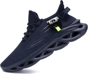 Men Running Shoes Slip On Walking Tennis Gym Sneakers Outdoor Trail Trainers Athletic Jogging Sneaker Road Fashion Workout Breathable Shoes