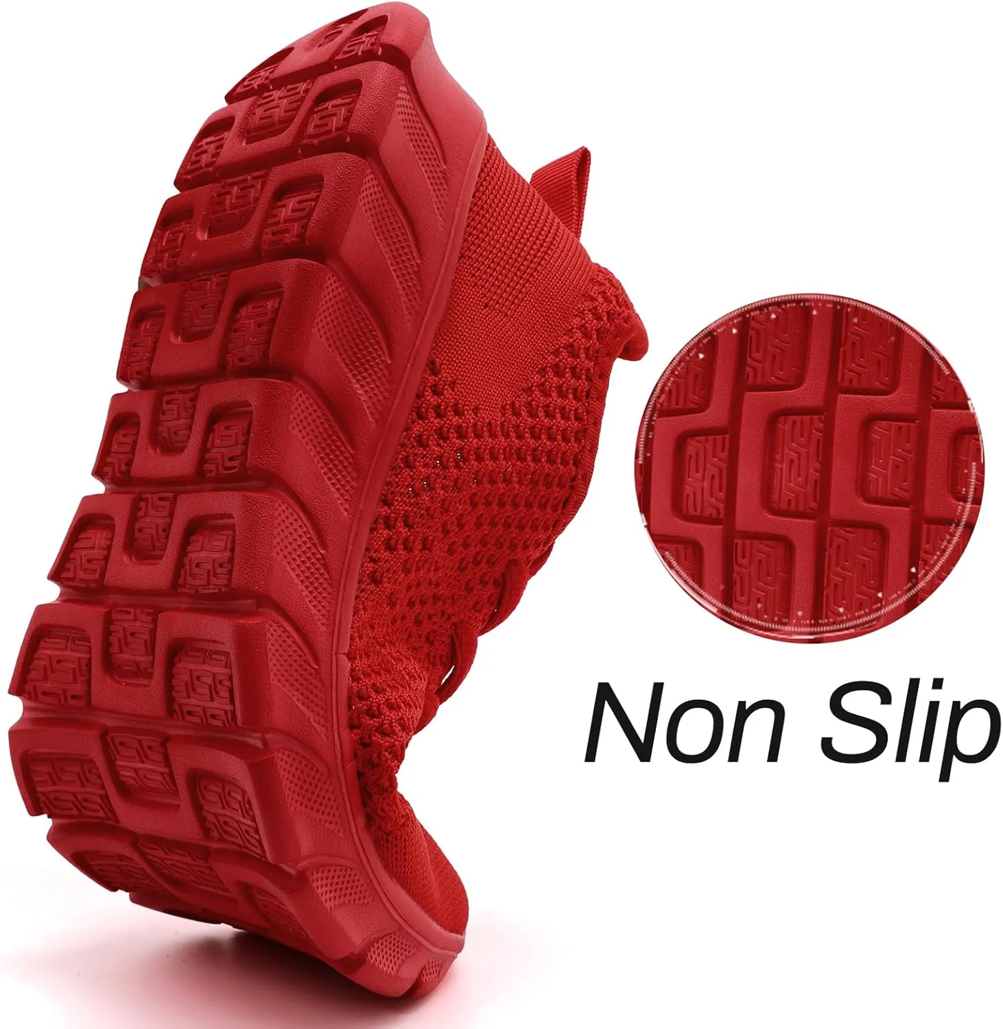 Men Running Tennis Shoes Gym Fashion Sneakers Walking Workout Shoes Athletic Slip on Breathable Mesh Comfortable Lightweight Casual Sport Shoe