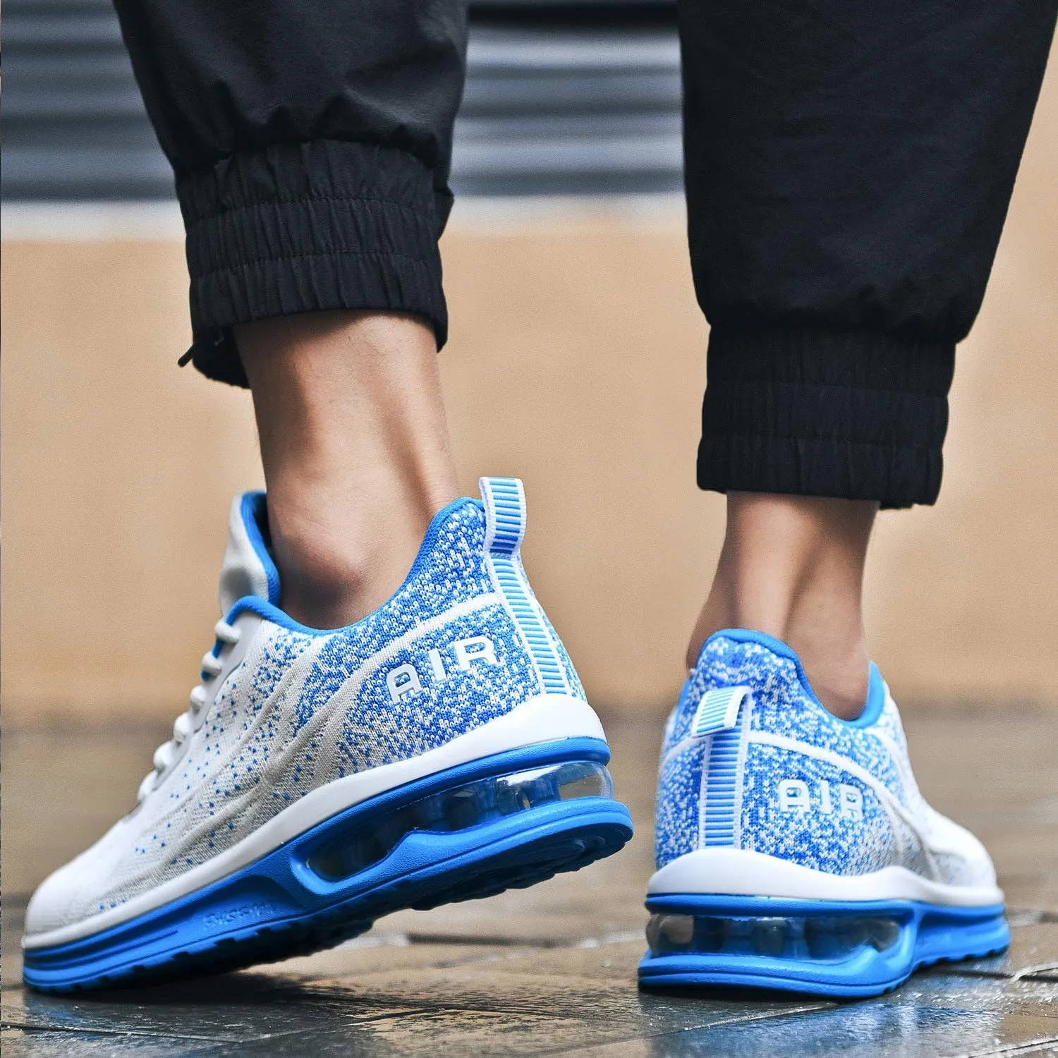 Mens Air Running Shoes Athletic Non Slip Walking Jogging Tennis Sneakers(US 7-12.5 D(M))
