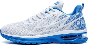 Mens Air Running Shoes Athletic Non Slip Walking Jogging Tennis Sneakers(US 7-12.5 D(M))