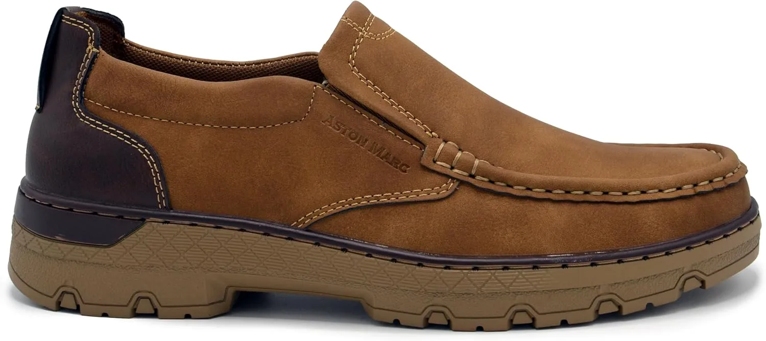 Men's Comfort Casual Shoes, Lightweight Slip-On Loafers with Cushioned Insole for All-Day Comfort