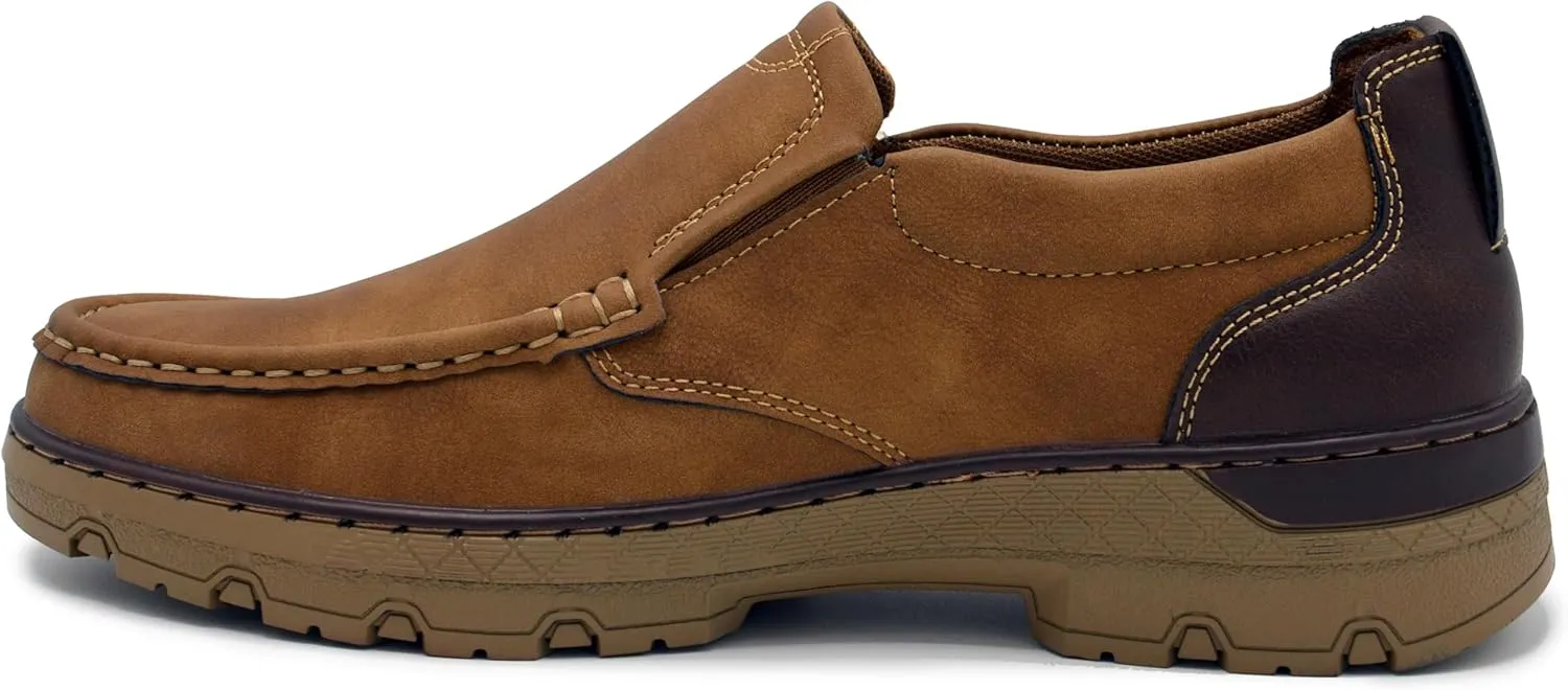 Men's Comfort Casual Shoes, Lightweight Slip-On Loafers with Cushioned Insole for All-Day Comfort