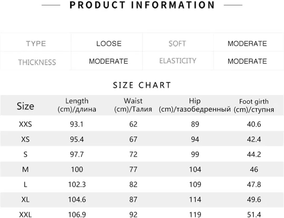 Men's Fleece Lined Thermal Straight Leg Pants Elastic Waist Loose Fit Casual Full Length Trousers