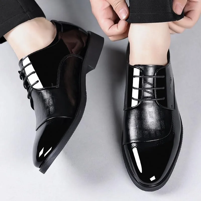 Men's Formal Classic Business Oxford Shoes Mens Lightweight Comfortable Fashion Sneakers Casual Derby Shoes for Men