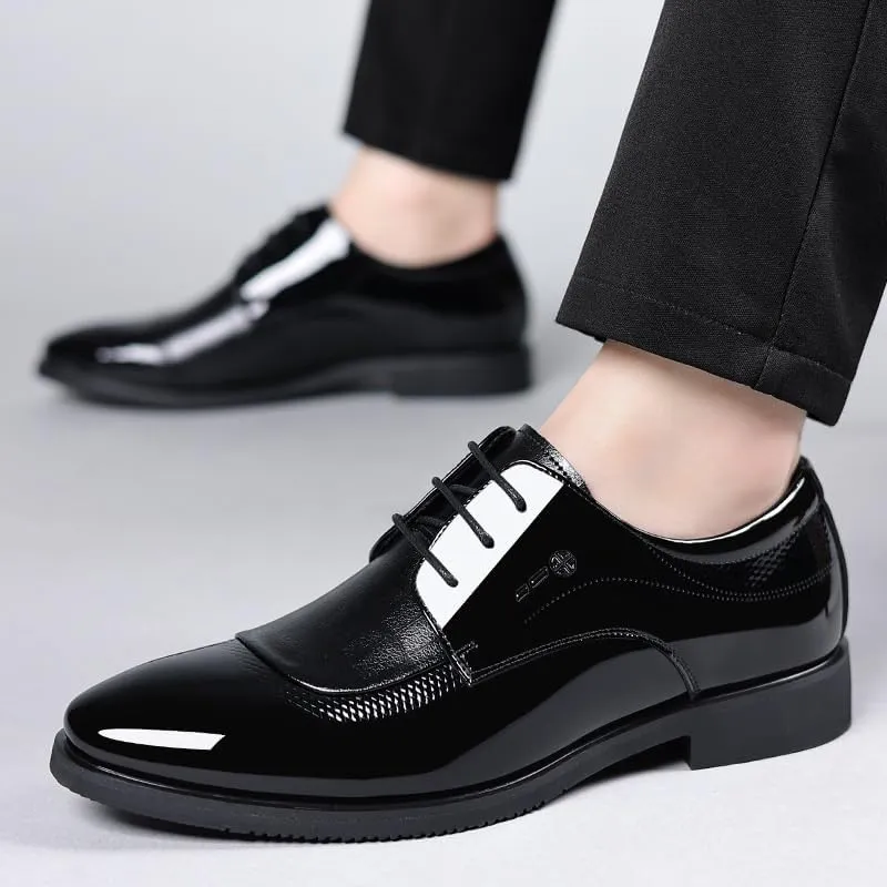 Men's Formal Classic Business Oxford Shoes Mens Lightweight Comfortable Fashion Sneakers Casual Derby Shoes for Men
