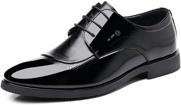 Men's Formal Classic Business Oxford Shoes Mens Lightweight Comfortable Fashion Sneakers Casual Derby Shoes for Men