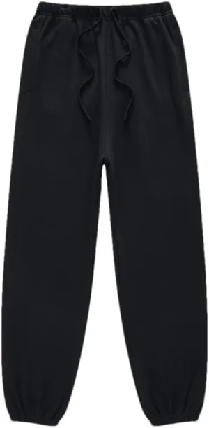 Men's Heavy Weight Solid Sweatpants Elastic Waist Loose Fit Casual Sport Joggers Streetwear