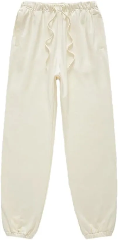 Men's Heavy Weight Solid Sweatpants Elastic Waist Loose Fit Casual Sport Joggers Streetwear