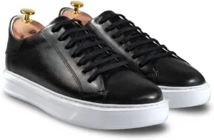 Mens Leather Sneakers – Handmade Elegant Sneakers for Men | Comfortable Walking Shoes | Versatile Smart Casual Footwear