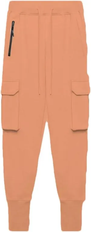 Men's Loose Fit Cargo Pants with Drawstring Waist Full-Length Hip Hop Casual Sweatpants