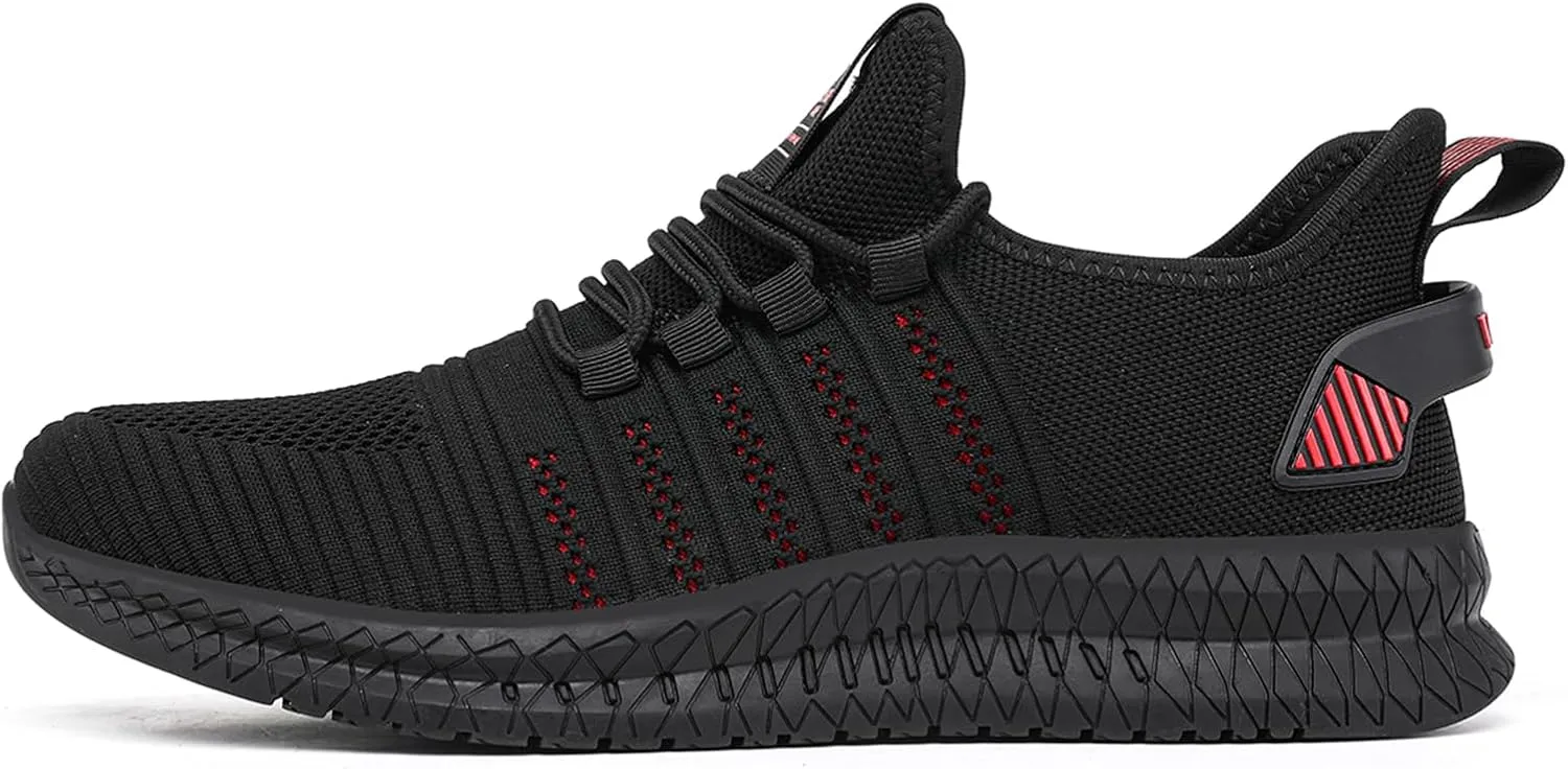 Men's Running Shoes - Lightweight Athletic Sneakers with Breathable Mesh, Non-Slip Sole for Gym, Walking, and Daily Wear - Available in Sizes 14-18