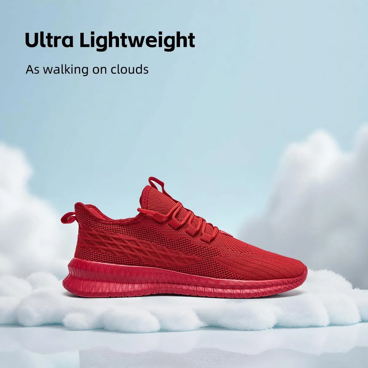 Men's Running Shoes Walking Sneakers Tennis Mens Shoes Casual Road Fashion Breathable Lightweight Slip on Workout Sport for Gym