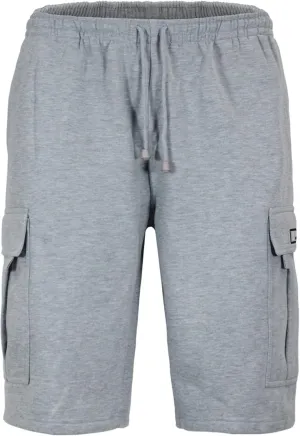 Men's Solid Fleece Cargo Shorts