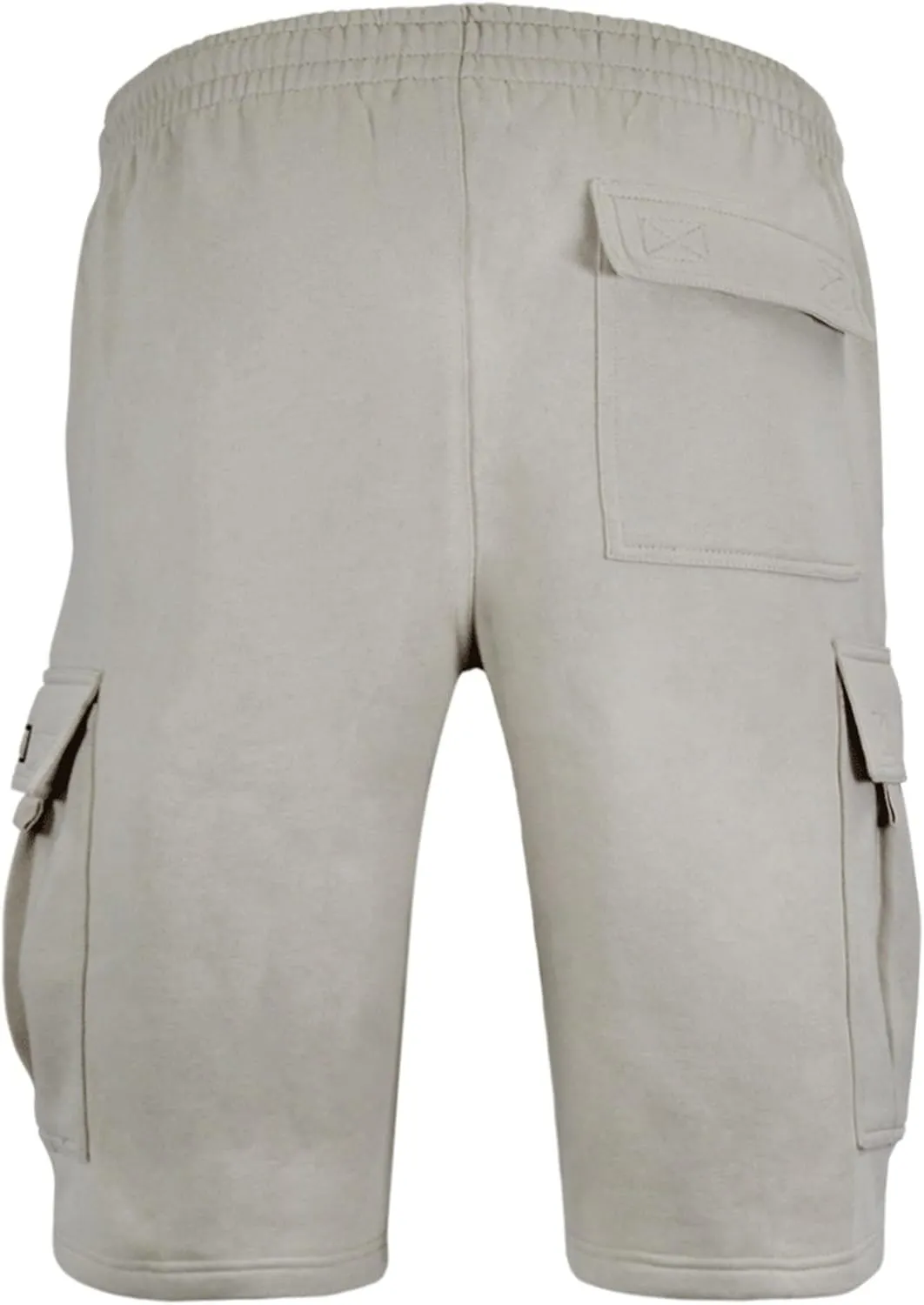 Men's Solid Fleece Cargo Shorts