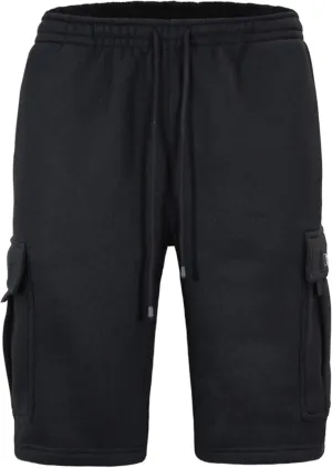 Men's Solid Fleece Cargo Shorts