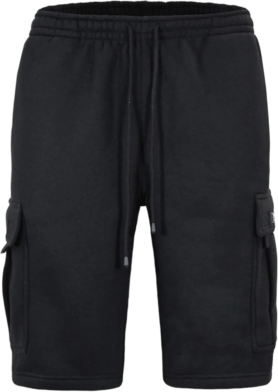 Men's Solid Fleece Cargo Shorts
