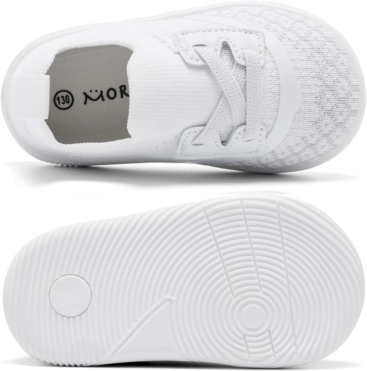 MORENDL Toddler Slip On Sneakers Baby Walking Shoes Non-Slip Breathable Boys & Girls Tennis Shoes Infant Running Shoes