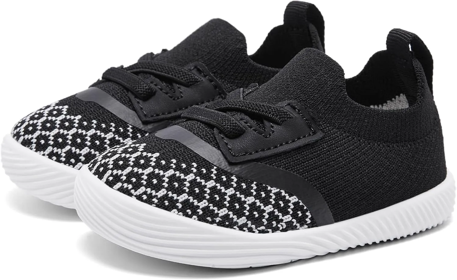 MORENDL Toddler Slip On Sneakers Baby Walking Shoes Non-Slip Breathable Boys & Girls Tennis Shoes Infant Running Shoes