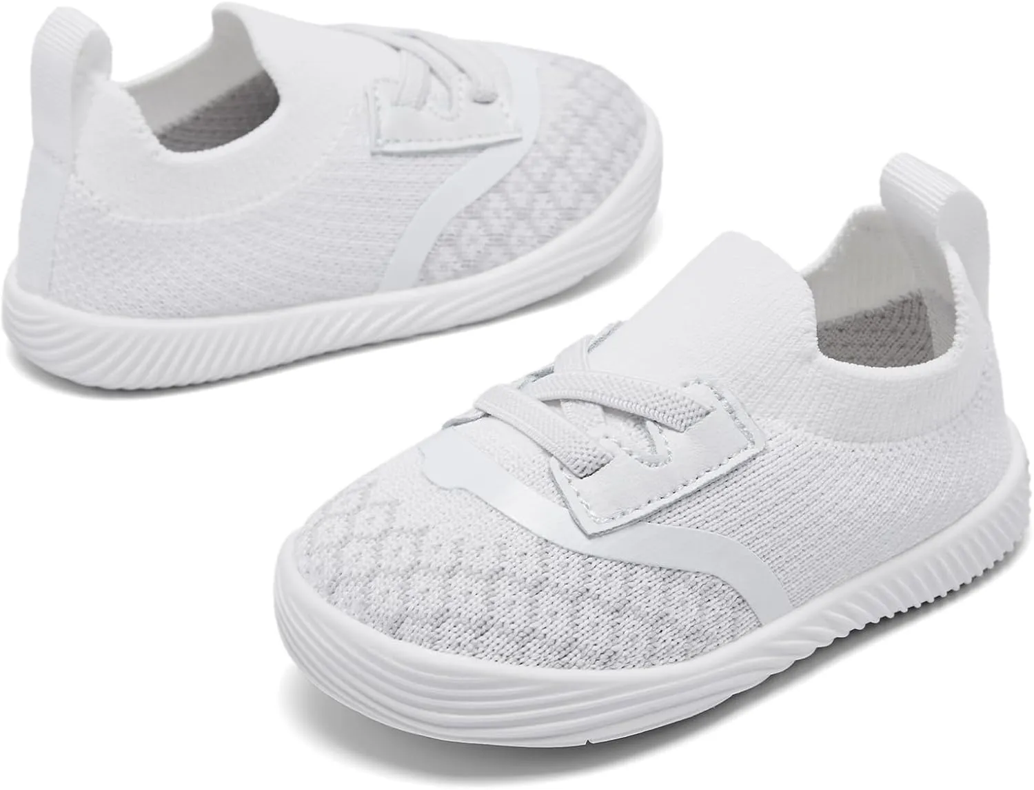MORENDL Toddler Slip On Sneakers Baby Walking Shoes Non-Slip Breathable Boys & Girls Tennis Shoes Infant Running Shoes
