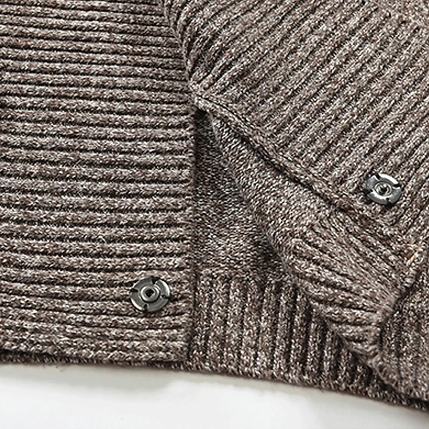 Muscularfit Mens Cardigan Sweaters Big and Tall Long Sleeve Double Breasted Casual Sweater Fashion Vintage Winter Jacket Coat