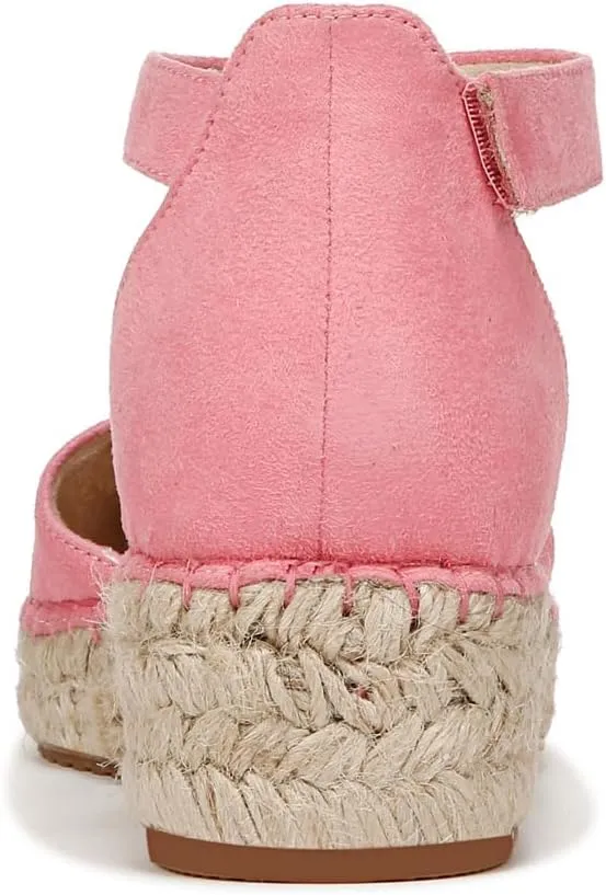 Naturalizer Women's Wren Ankle Strap Low Heel Espadrille Wedge Sandal