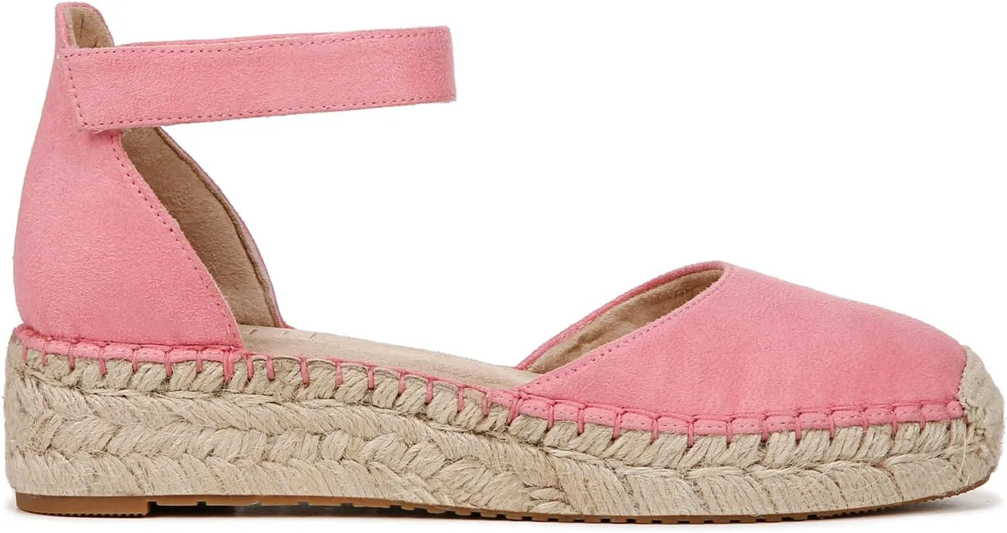 Naturalizer Women's Wren Ankle Strap Low Heel Espadrille Wedge Sandal