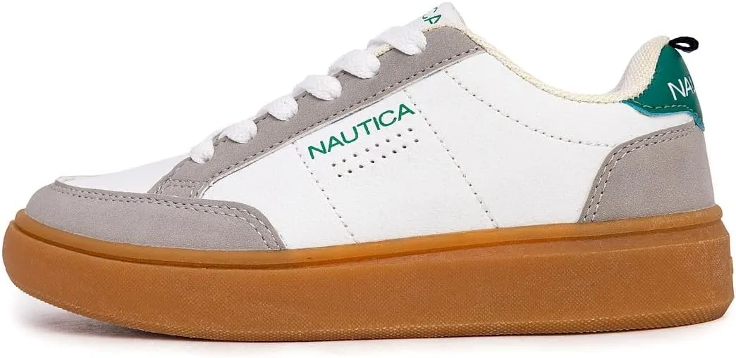 Nautica Kids Boys Lace-Up Fashion Sneakers Low-Top Dress Shoes for Youth - (Big Kid/Little Kid)