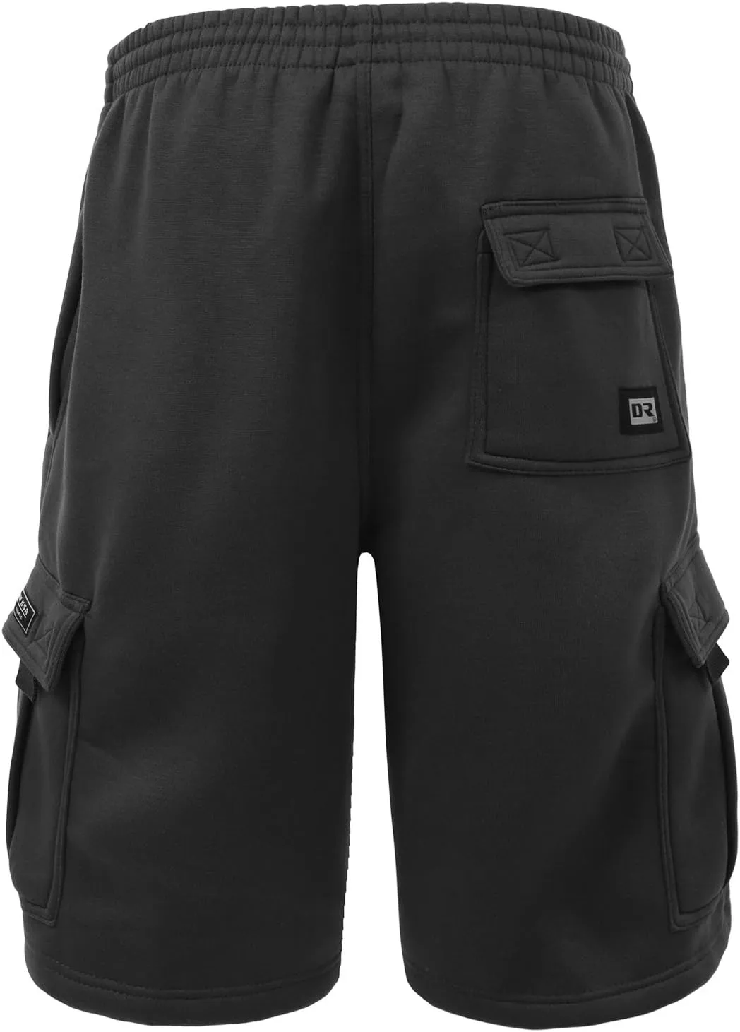 NE PEOPLE Mens Active Comfy Workout Gym Elastic Drawstring Fleece Cargo Sweat Shorts (M-7XL)