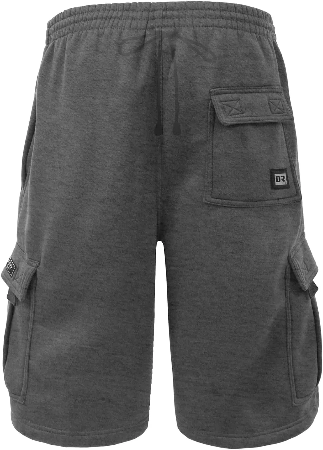 NE PEOPLE Mens Active Comfy Workout Gym Elastic Drawstring Fleece Cargo Sweat Shorts (M-7XL)