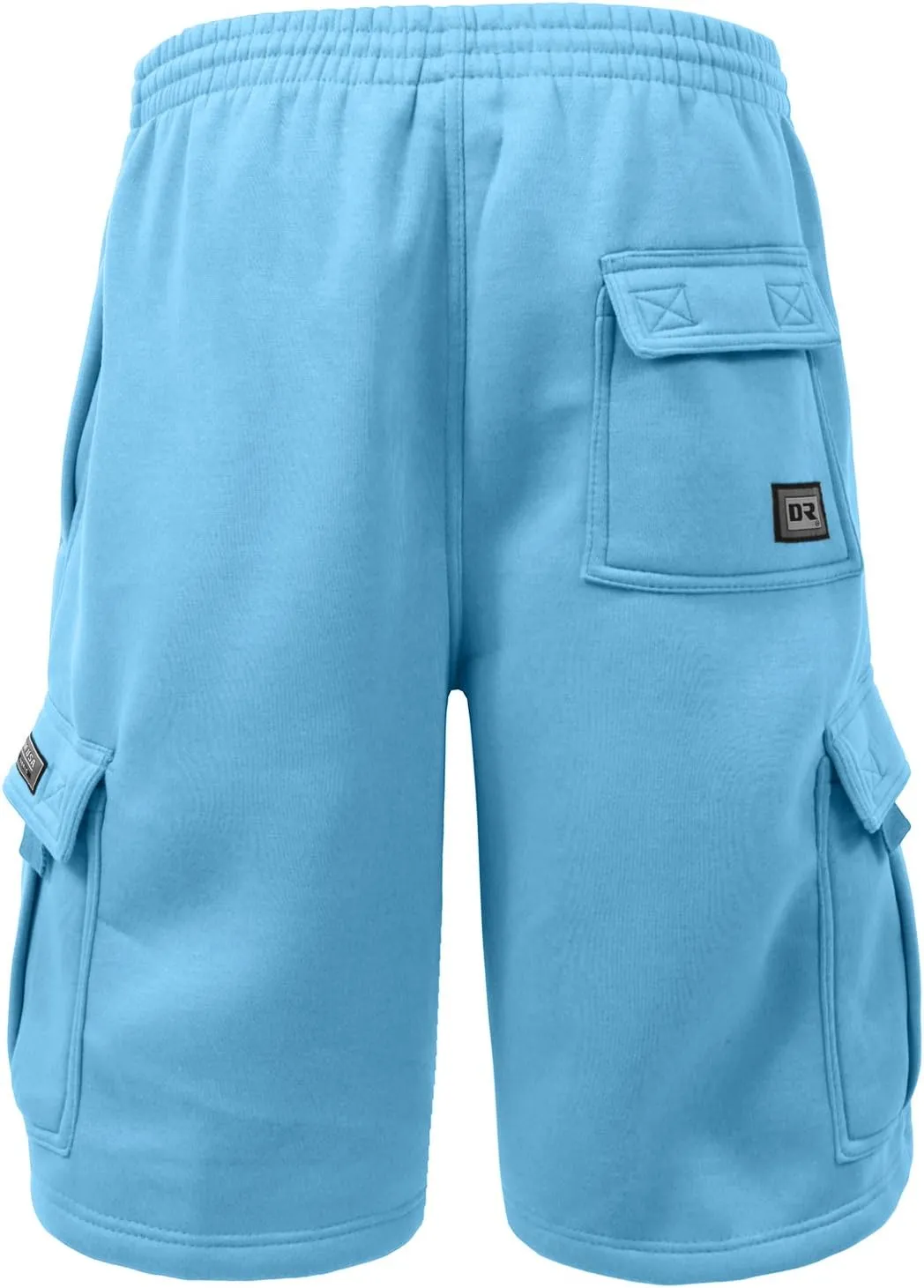 NE PEOPLE Mens Active Comfy Workout Gym Elastic Drawstring Fleece Cargo Sweat Shorts (M-7XL)