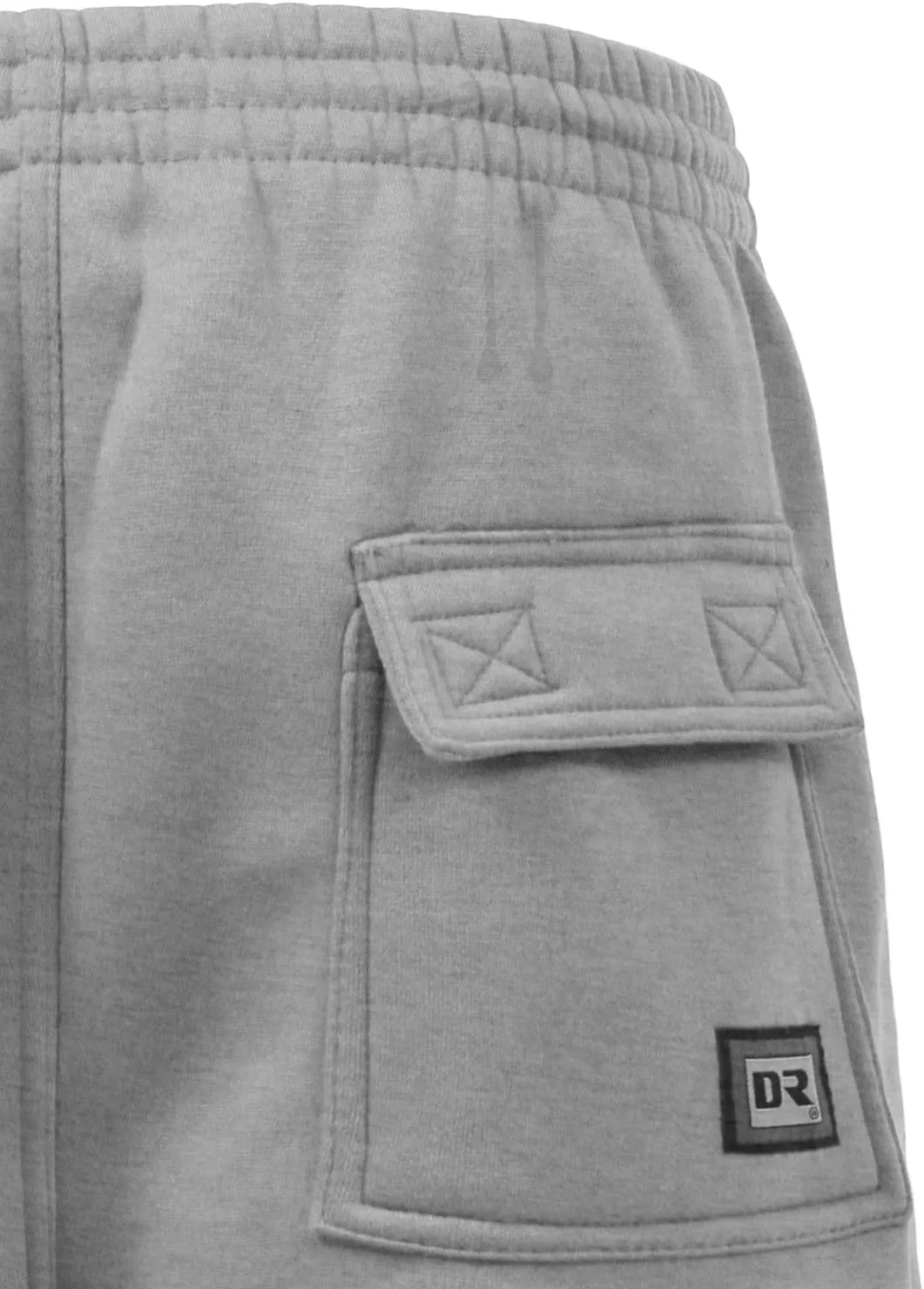 NE PEOPLE Mens Active Comfy Workout Gym Elastic Drawstring Fleece Cargo Sweat Shorts (M-7XL)