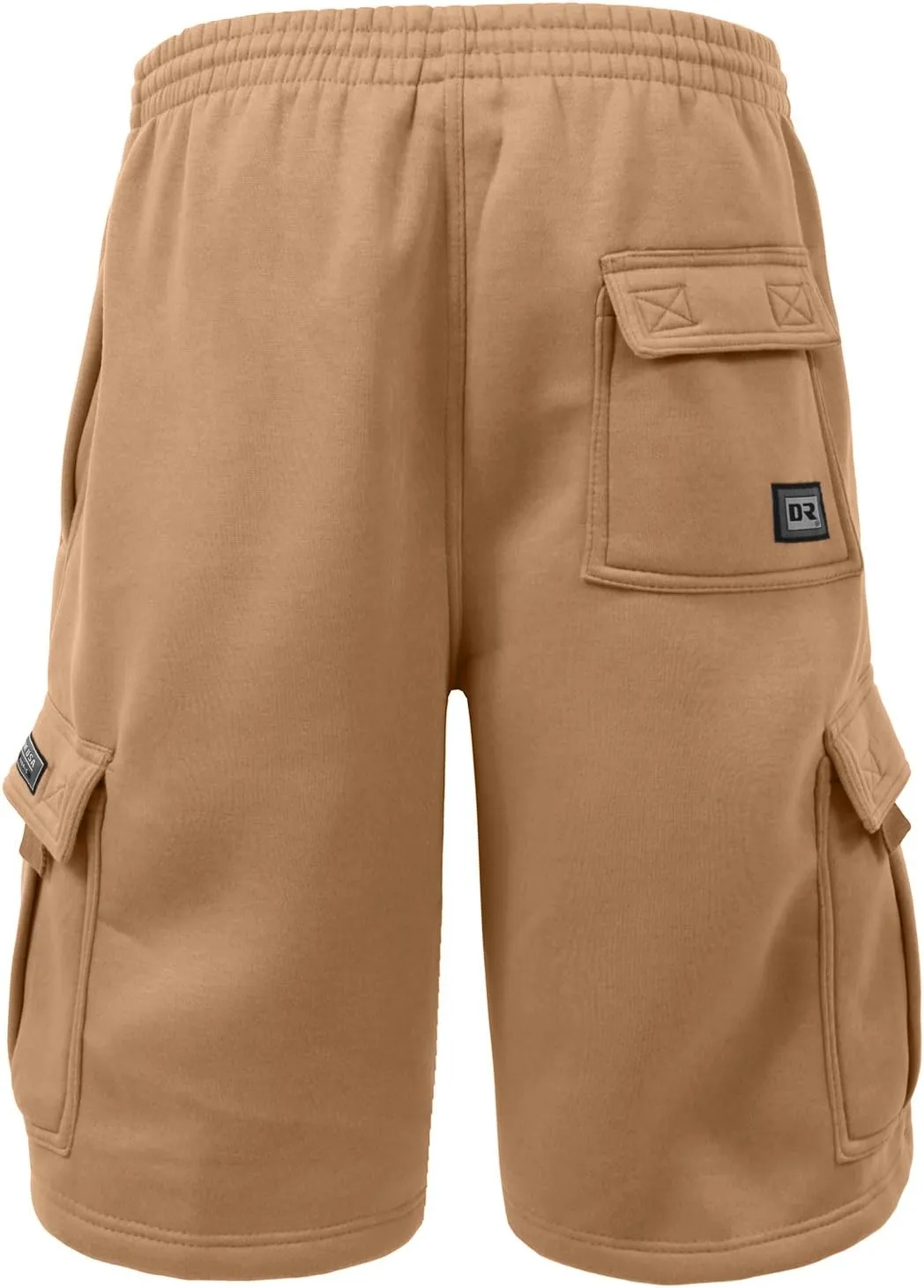 NE PEOPLE Mens Active Comfy Workout Gym Elastic Drawstring Fleece Cargo Sweat Shorts (M-7XL)