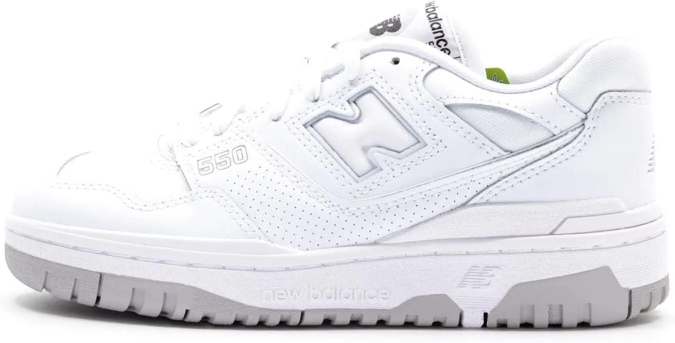 New Balance Men's Low-Top Sneakers, White Bb550pb1, 9