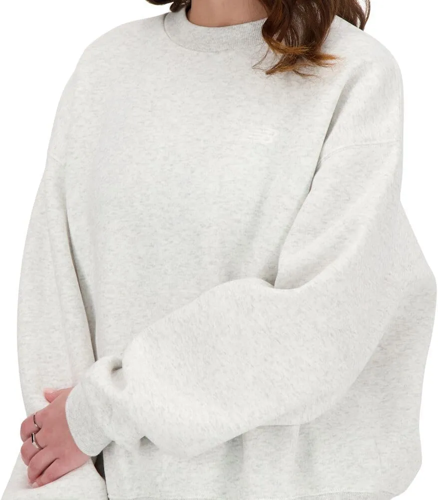 New Balance Womens Sport Essentials Fleece Crew