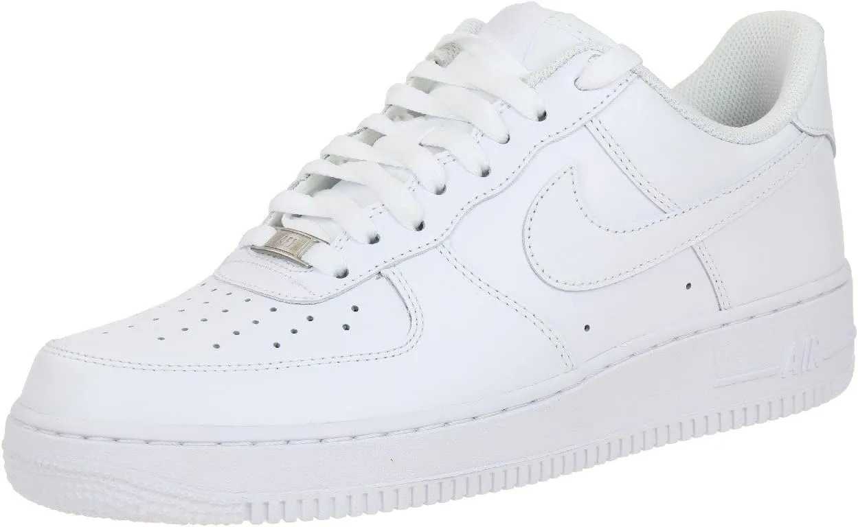 NIKE Men's Low-Top Sneakers Basketball Shoes, White, 14