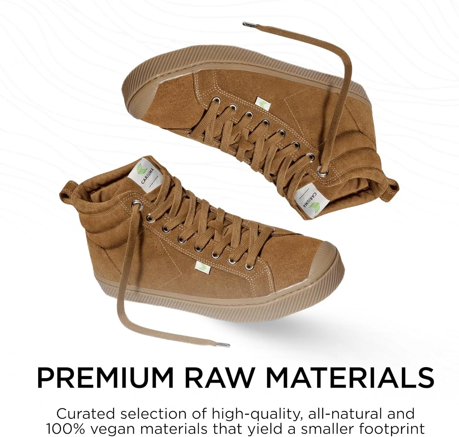 OCA High Suede Sneakers, Comfortable Shoes for & Women, Lightweight & Sustainable, Versatile Casual Footwear with 100% Vegan Insoles, Rubber