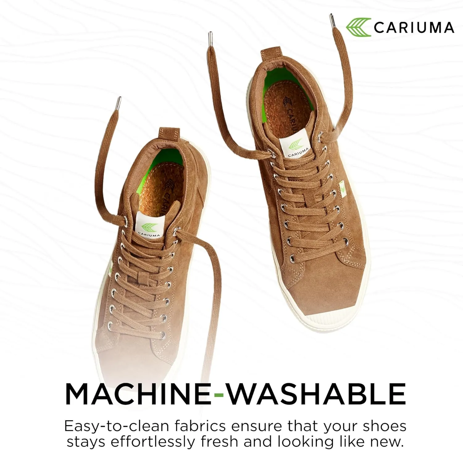 OCA High Suede Sneakers, Comfortable Shoes for Men, Lightweight & Sustainable, Versatile Casual Footwear with 100% Vegan Insoles, Rubber