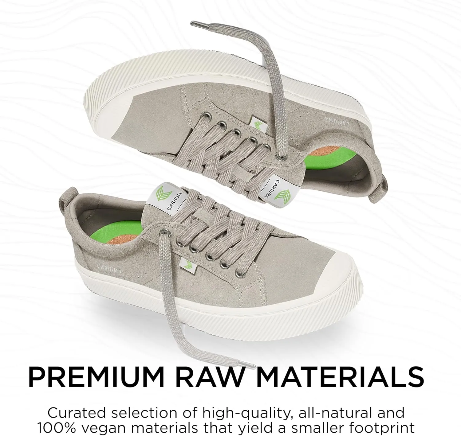 OCA Low Suede Sneakers, Comfortable Shoes for Women, Lightweight & Sustainable, Versatile Casual Footwear with 100% Vegan Insoles, Rubber