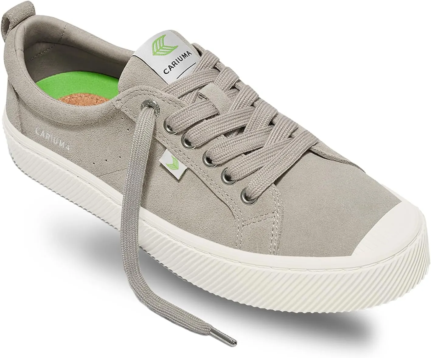 OCA Low Suede Sneakers, Comfortable Shoes for Women, Lightweight & Sustainable, Versatile Casual Footwear with 100% Vegan Insoles, Rubber