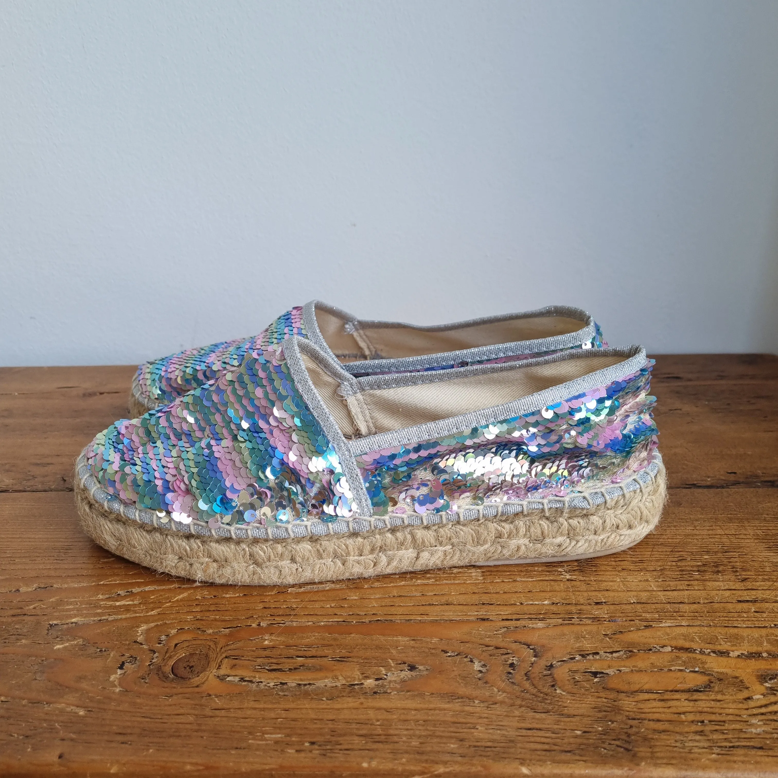 Office Sequin Espadrilles 6