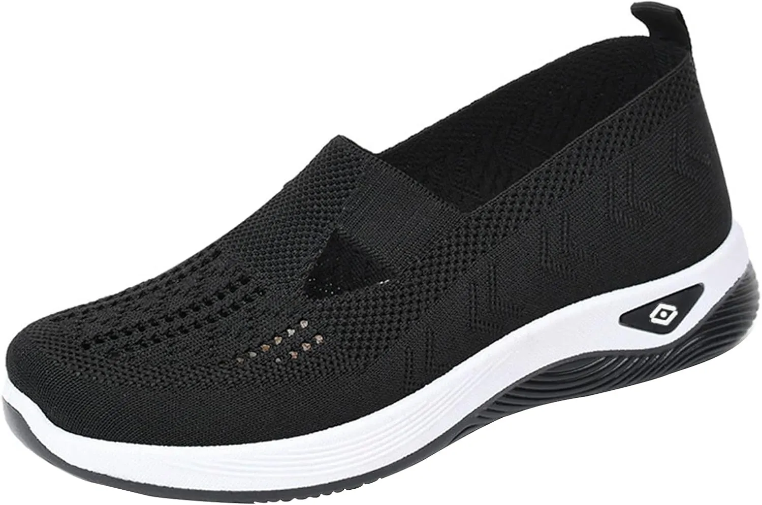 Orthopedic Shoes Women Walking Trainers Shoe Plantar Fasciitis Handsfree Slip on Lightweight Comfortable Increased Cushioning and Relief Outdoor Sneakers Womens
