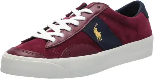POLO RALPH LAUREN Men's Suede Leather-Sayer Sport-Sneakers-Low Top Lace