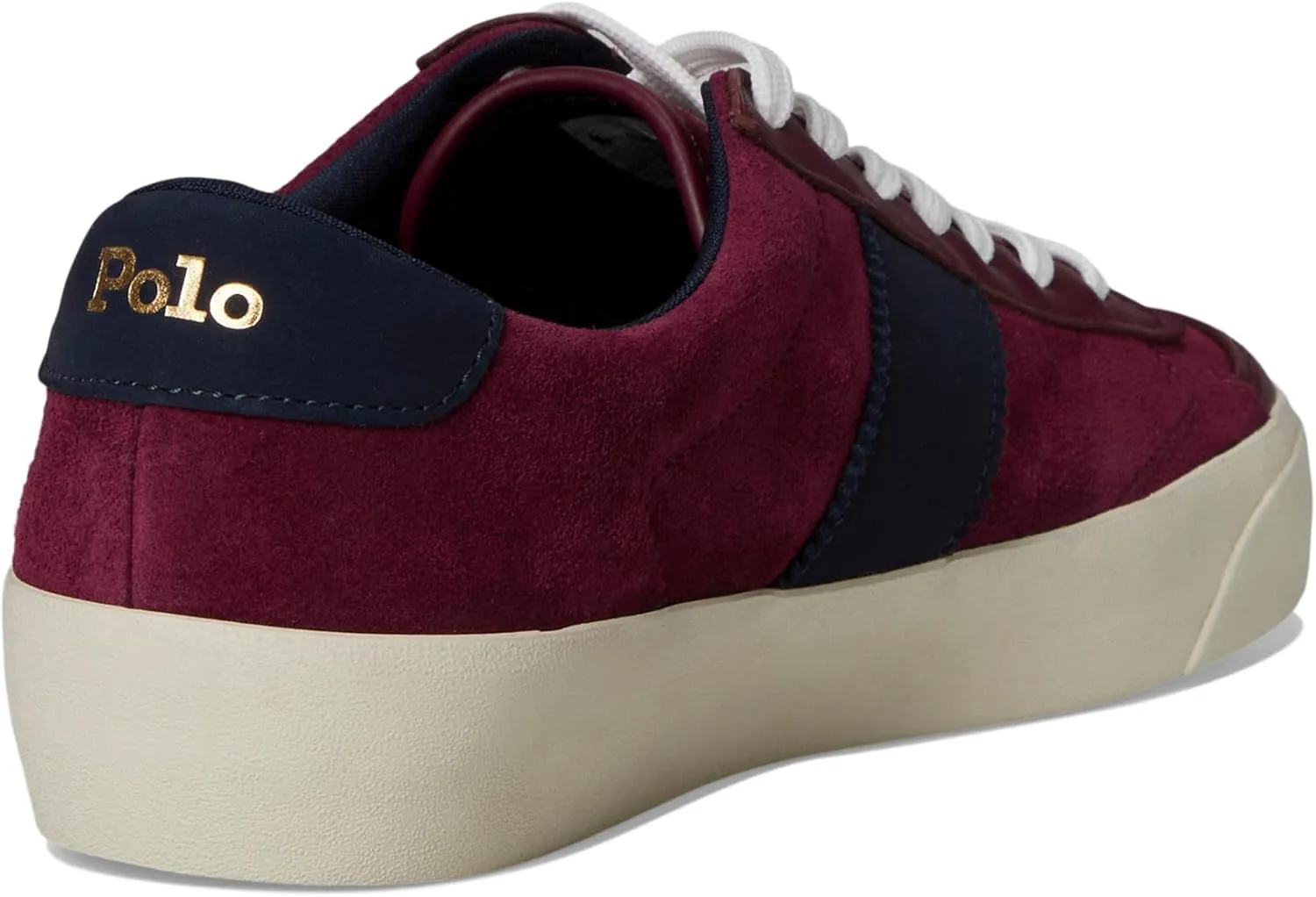 POLO RALPH LAUREN Men's Suede Leather-Sayer Sport-Sneakers-Low Top Lace
