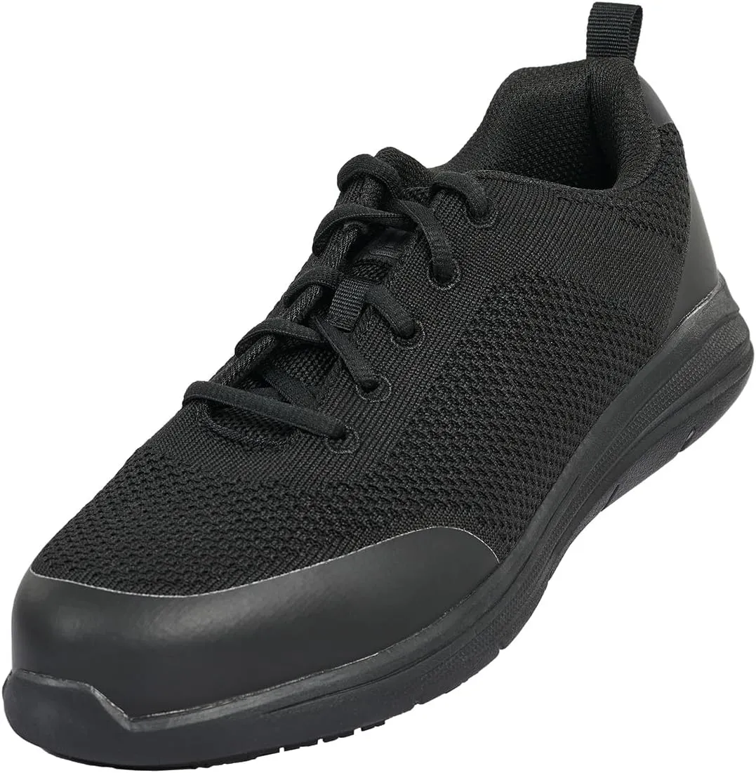 Pro-Grip Athletic Low Composite Toe Safety Shoes for Men Work Sneakers Comfortable Lightweight Breathable Slip Resistant Metal Free