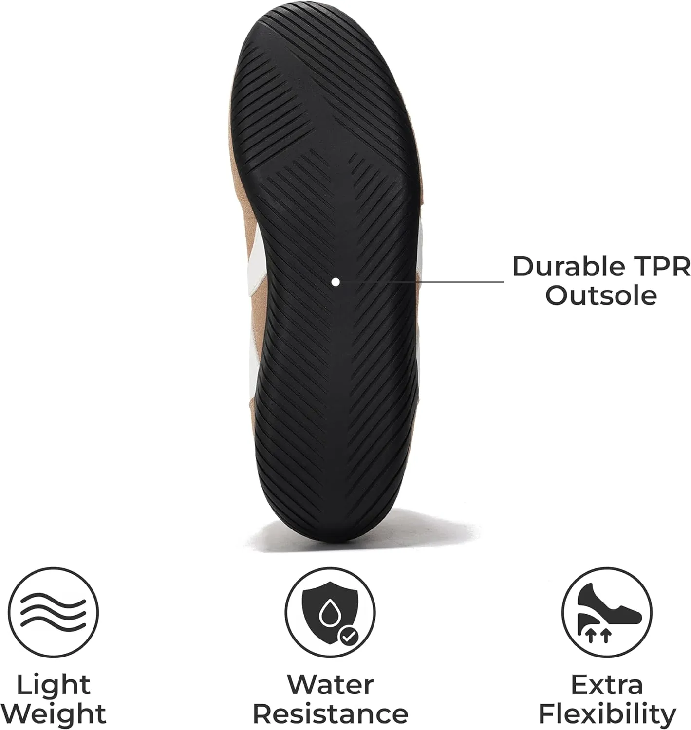 Project Cloud Ballerina Sneakers for Women – Comfortable Lace-Up Womens Shoes with Memory Foam – Lightweight Vegan Leather Women Footwear – All-Day Women's Fashion Sneakers for 2025 (Goal)
